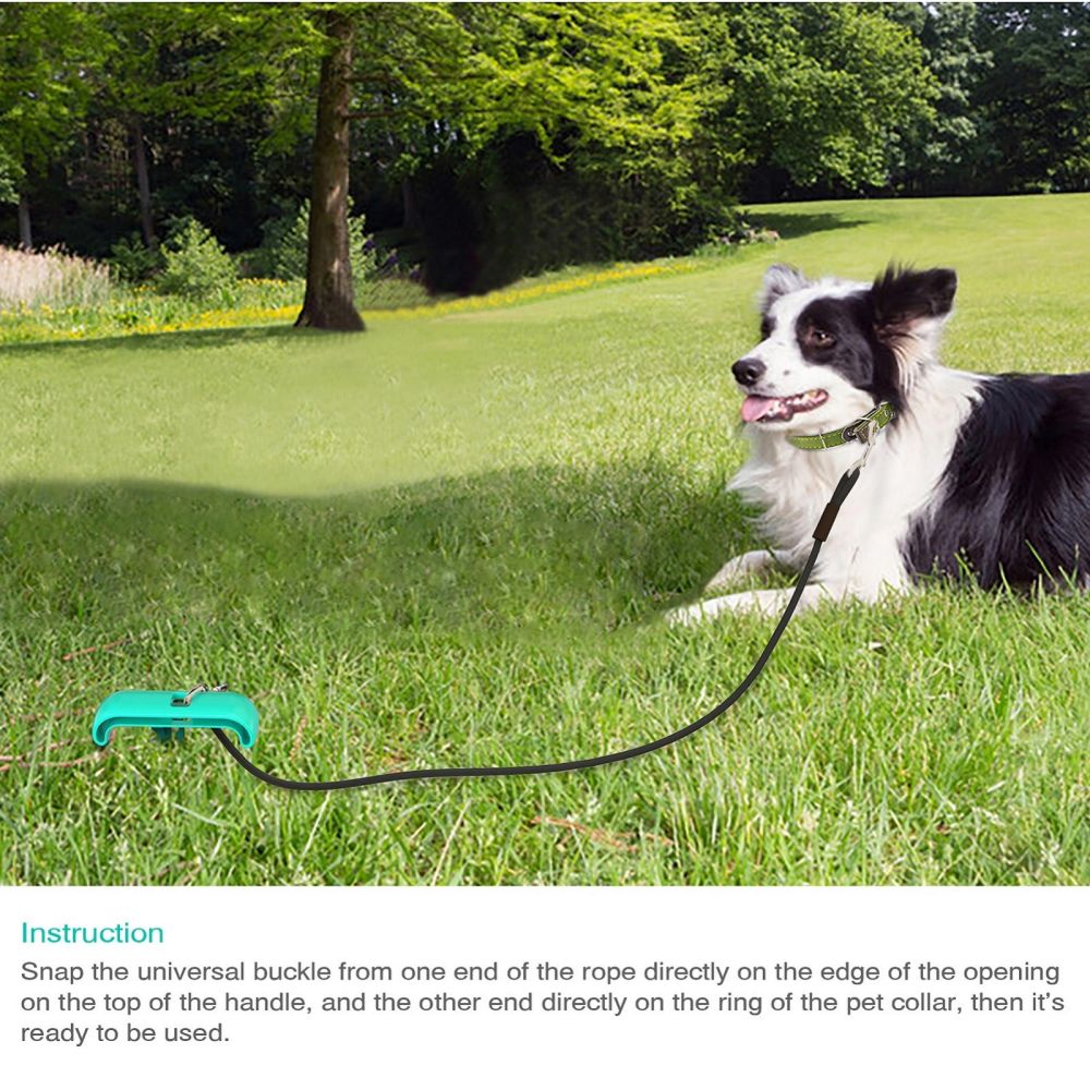 Portable Dog Tie-out Stick Set Outdoor Interactive Tug of War Toy