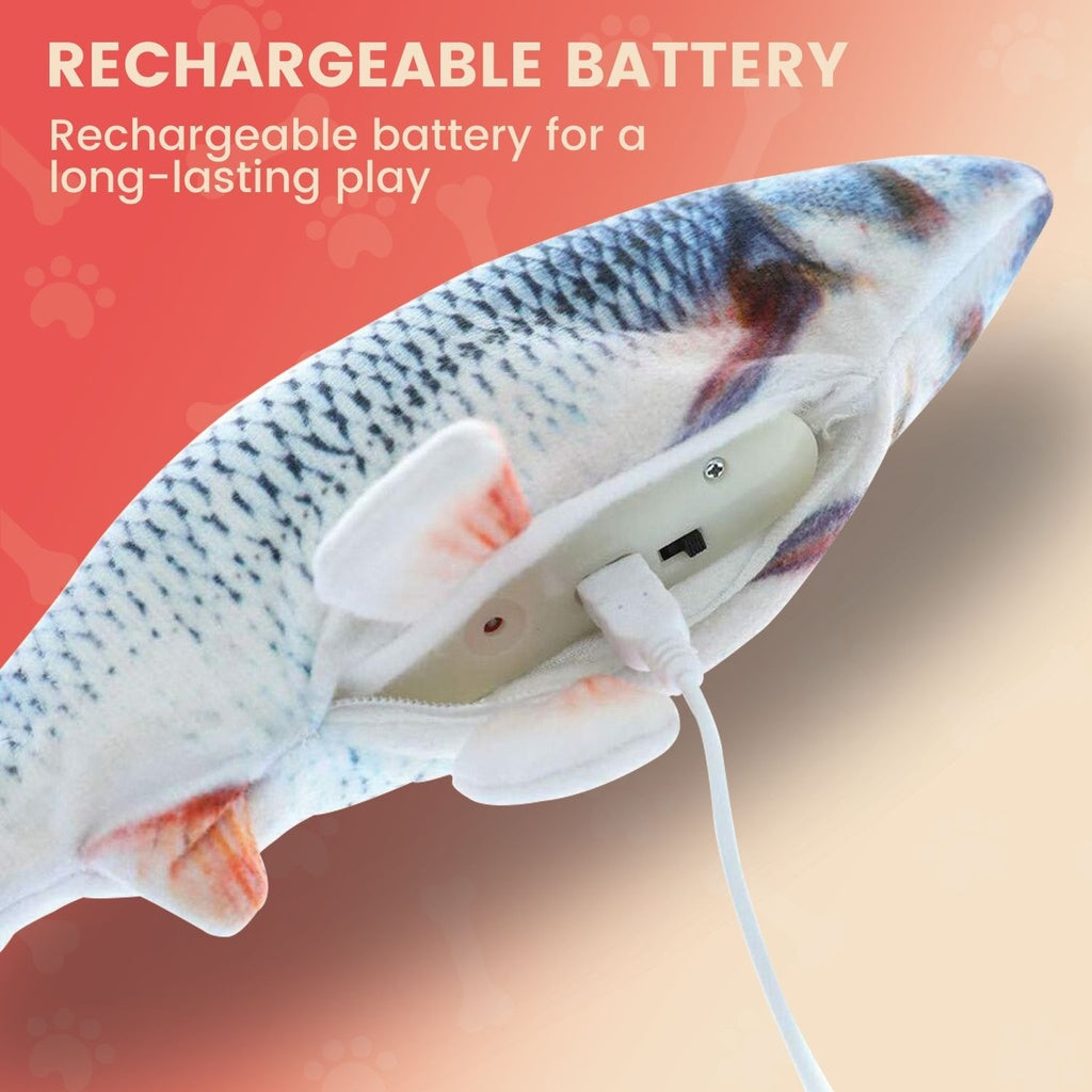 Floofi USB Electric Fish Toy (Salmon)