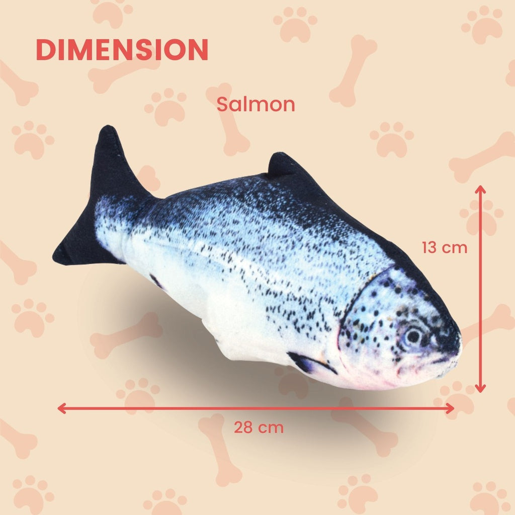 Floofi USB Electric Fish Toy (Salmon)