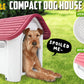 Paw Mate Pink Dog Kennel House Luna Plastic M