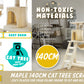 Paw Mate 140cm Beige Cat Tree Maple Multi Level Scratcher