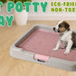 PS KOREA Grey Dog Pet Potty Tray Training Toilet Portable T3