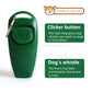 Pawfriends Pet Dog Puppy Training Obedience Whistle Clicker Ultrasonic Supersonic Green